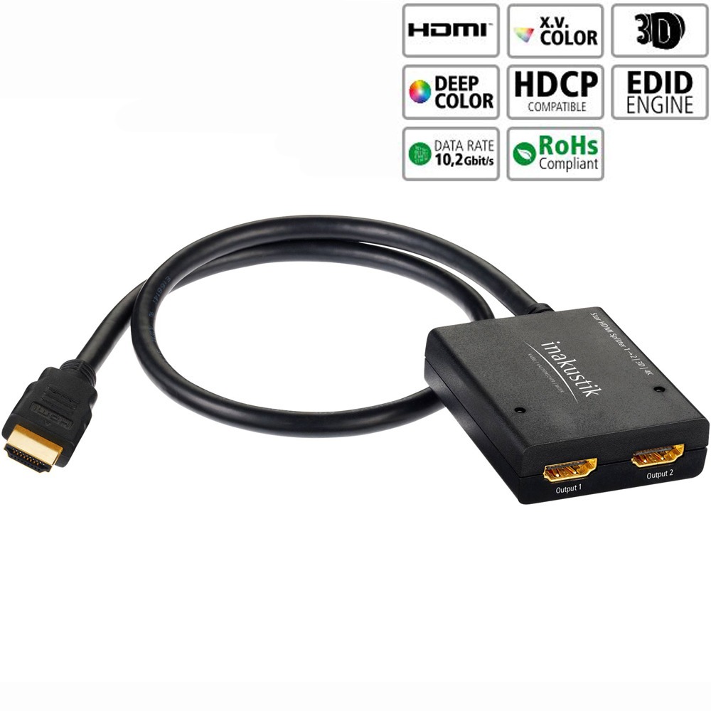Усилитель-распределитель HDMI Inakustik 003247012 Star HDMI Splitter