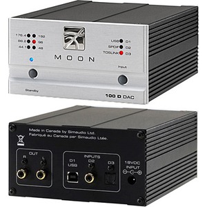 Цифро-аналоговый преобразователь SIMaudio Moon 100D DAC Silver
