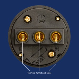 Разъем Силовой Wattgate 390i AU Black