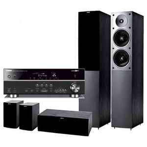 Комплект колонок Jamo S506 HCS 3 Black + Yamaha RX-V571