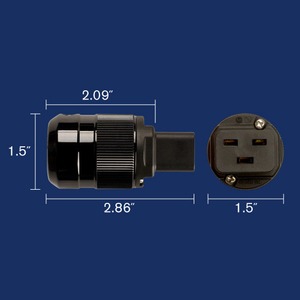 Разъем Силовой Wattgate 320i HC Black