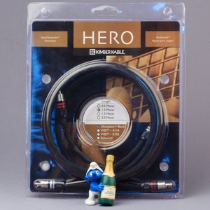 Кабель аудио 2xRCA - 2xRCA Kimber Kable HERO Ultraplate Black 1.0m