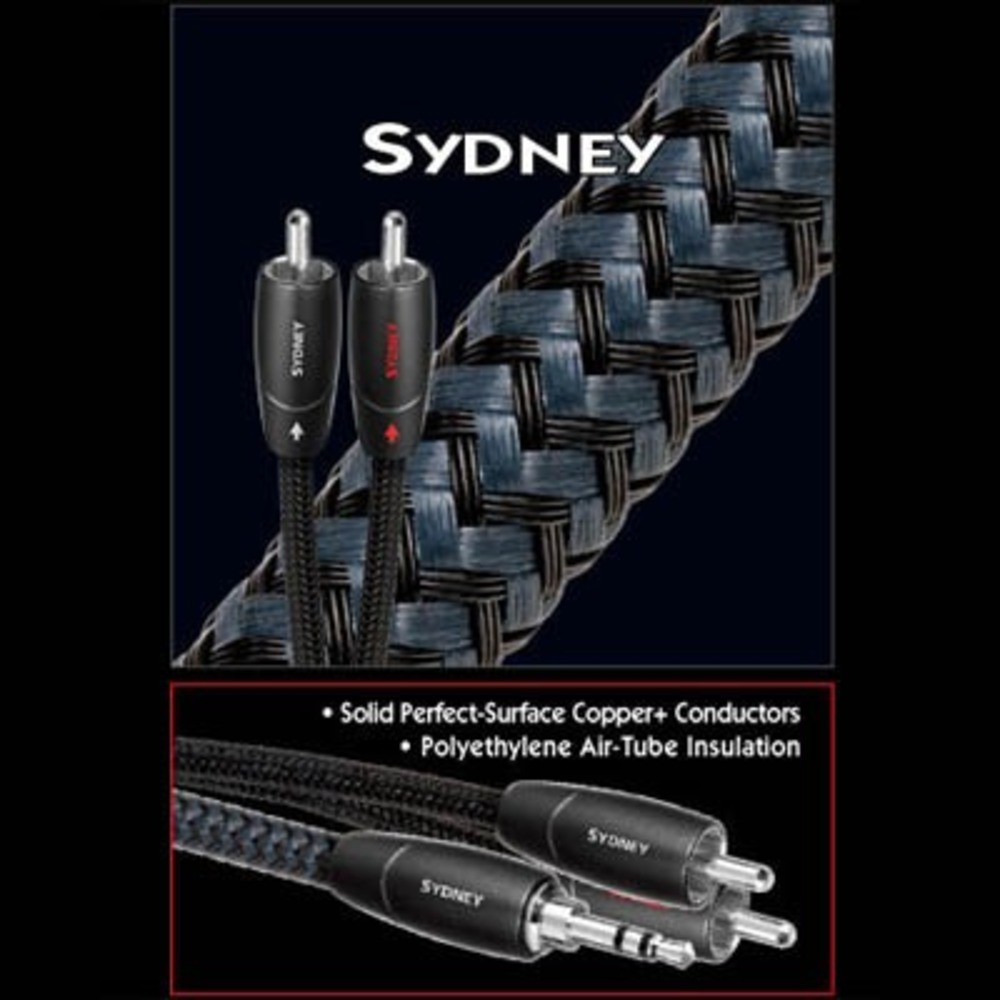 Кабель аудио RCA - RCA Audioquest Sydney 2RCA-2RCA 0.6m