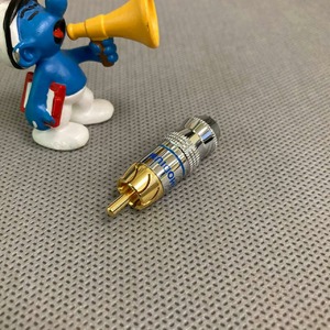 Разъем RCA Black Rhodium Gold Plated Phono RCA 8mm Blue