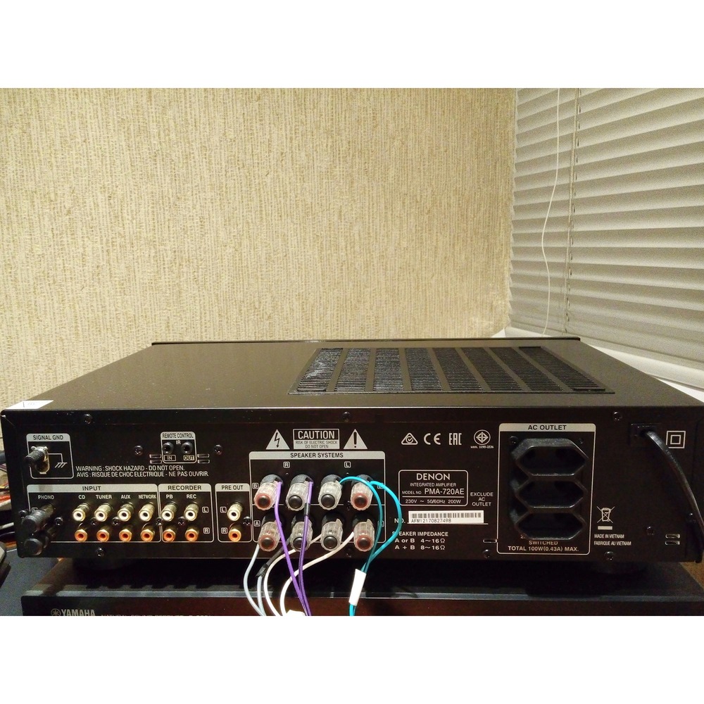 Усилитель интегральный Denon PMA-720AE Black