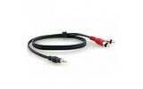 Переходный кабель 3.5mm Audio на 2 RCA Kramer C-A35M/2RAM-3 0.9m