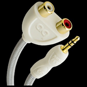 Переходник Jack - RCA Audioquest FLX-Mini/RCA Adaptor 3.5M - 2xRCA-F