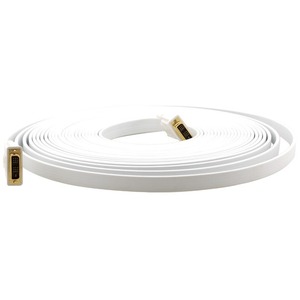 Плоский кабель DVI-DVI Kramer C-DM/DM/FLAT(W)-3 0.9m