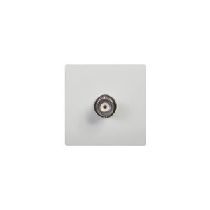 Модуль настенной панели с разъемом BNC Audac CP43BNC/W