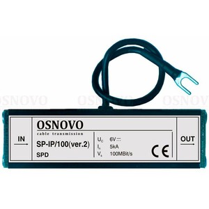 Устройство грозозащиты цепей управления и IP-сетей Osnovo SP-IP/100(ver.2)