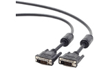 DVI кабель Cablexpert CC-DVI2-BK-6 1.8m