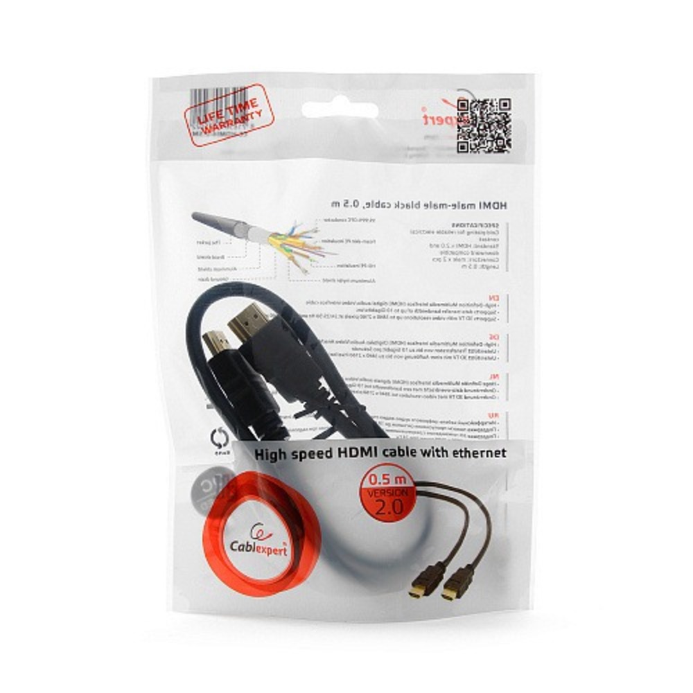 HDMI кабель Cablexpert CC-HDMI4-0.5M 0.5m
