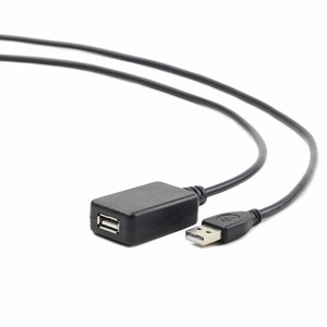 USB удлинитель активный Cablexpert UAE016-BLACK 4.5m