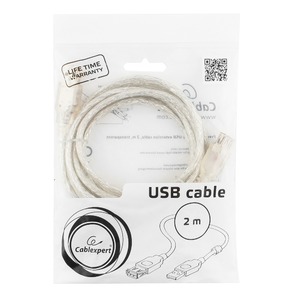 USB удлинитель Cablexpert CCF-USB2-AMAF-TR-2M 2.0m