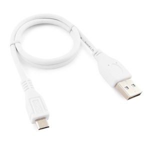 Micro USB кабель Cablexpert CCP-mUSB2-AMBM-W-0.5M 0.5m