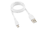 Micro USB кабель Cablexpert CCP-mUSB2-AMBM-W-1M 1.0m