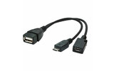 Кабель USB OTG Cablexpert A-OTG-AFBM-04 0.15m