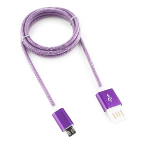 Кабель USB 2.0 Тип A - B micro Cablexpert CCB-mUSBp1m 1.0m