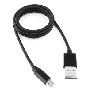 Micro USB кабель Cablexpert CC-mUSB2bk1m 1.0m