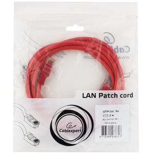 Патч-корд UTP Cablexpert PP12-2M/R 2.0m