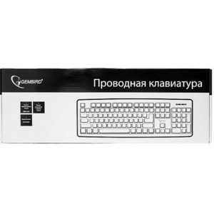 Клавиатура Gembird KB-8320U-Ru_Lat-BL
