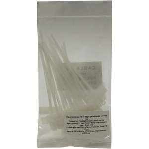 Стяжка, хомут Cablexpert MPT-210x3.0 210 мм х 3.0 мм с площадками для маркировки (100 шт.)