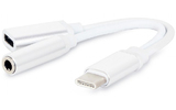 USB Type C - Audio Jack 3.5 переходник Cablexpert CCA-UC3.5F-02-W
