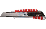 Нож с сегментированным лезвием Rexant 12-4900 18 мм, металлический обрезиненный корпус