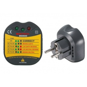 Прочий измерительный инструмент MASTECH 13-1260 Тестер розеток MS6860D