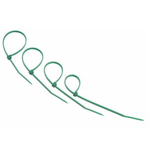 Хомут нейлоновый (кабельная стяжка) Rexant 07-0203-25 зеленый 200 х 3.6 мм (25 штук)