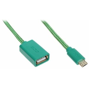 Кабель USB OTG Greenconnect GCR-MB7AF-BB2SG 1.0m