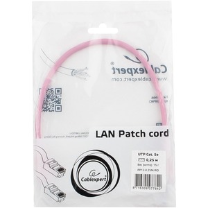 Патч-корд UTP Cablexpert PP12-0.25M/RO 0.25m