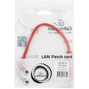 Патч-корд UTP Cablexpert PP12-0.25M/R 0.25m