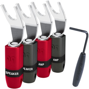 Разъем Акустический Audioquest SureGrip300 Multi-Spade Silver (Set 4)