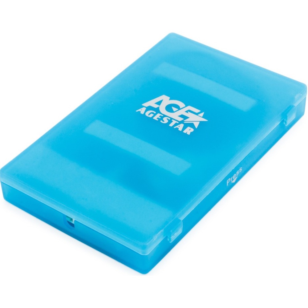 USB 2.0 Внешний корпус 2.5 SATA AgeStar SUBCP1 (BLUE)
