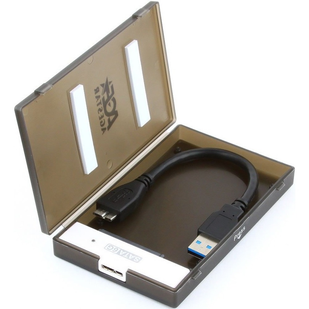 USB 3.0 Внешний корпус 2.5 AgeStar 3UBCP1-6G (BLACK)