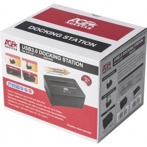 USB 3.0 Докстанция 2,5/3,5 SATAIII AgeStar 3UBT7 (SILVER)