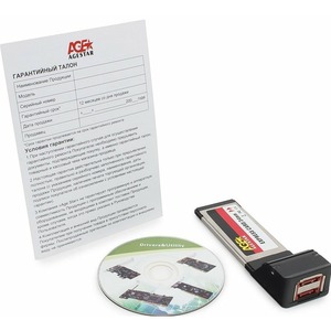 Контроллер Expresscard-eSATAII AgeStar as-eces2-s