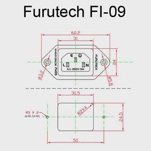 Терминал IEC Furutech FI-09 NCF(R)
