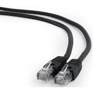 Патч-корд UTP Cablexpert PP6U-1M/BK 1.0m