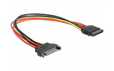 Удлинитель кабеля питания SATA Cablexpert CC-SATAMF-01 0.3m