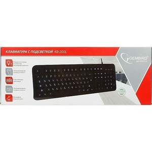 Клавиатура с подстветкой Gembird KB-200L