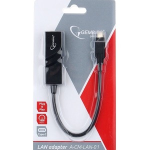 USB Type C Ethernet-адаптер Gembird A-CM-LAN-01