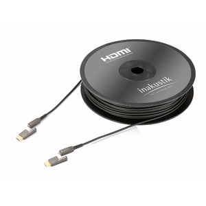 Кабель HDMI - HDMI оптоволоконный Inakustik 0092431010 Profi HDMI-Micro 2.0 Optical Fiber Cable 10.0m