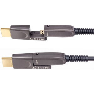 Кабель HDMI Inakustik 0092431020 Profi HDMI-Micro 2.0 Optical Fiber Cable 20.0m
