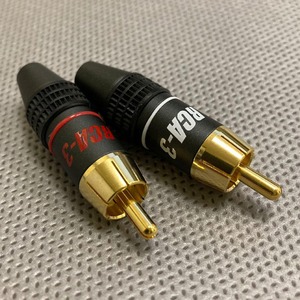 Разъем RCA Supra RCA-3 Plug Red/Blk Pair Bulk