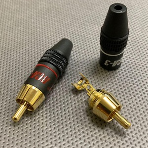 Разъем RCA Supra RCA-3 Plug Red/Blk Pair Bulk