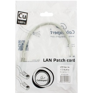 Патч-корд медный Cablexpert PP10-0.25M 0.25m