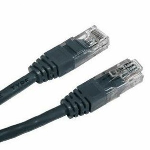 Патч-корд UTP Cablexpert PP12-0.25M/BK 0.25m