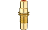 Терминал RCA Inakustik 0090802002 Premium RCA Double Coupling Red